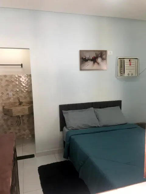 Quarto do rancho com cama de casal